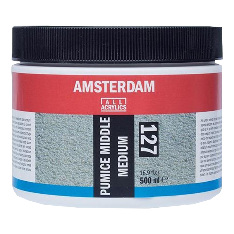 Amsterdam Stredne debeli medij kamen plavac 127 - 500 ml