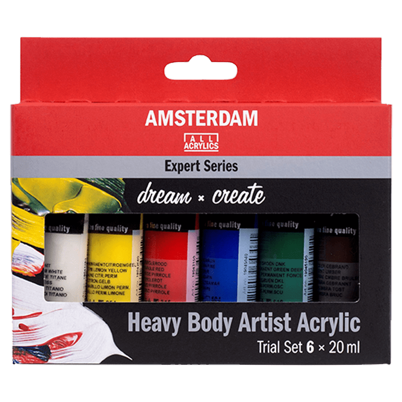 Akril boje Amsterdam Expert - Trial set - 6 x 20ml
