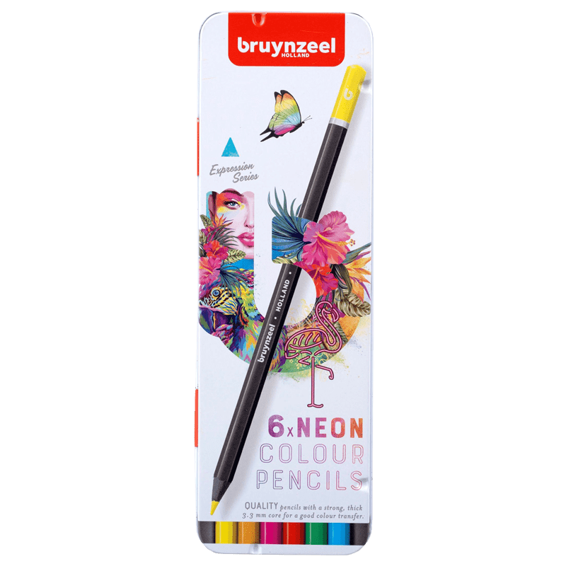 Bruynzeel Expression set olovke u boji - Neon - 6 kom.