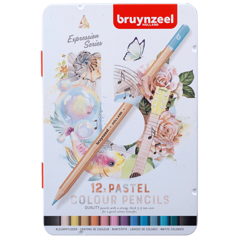 Bruynzeel Expression set olovke u boji - Pastel - 12 kom.