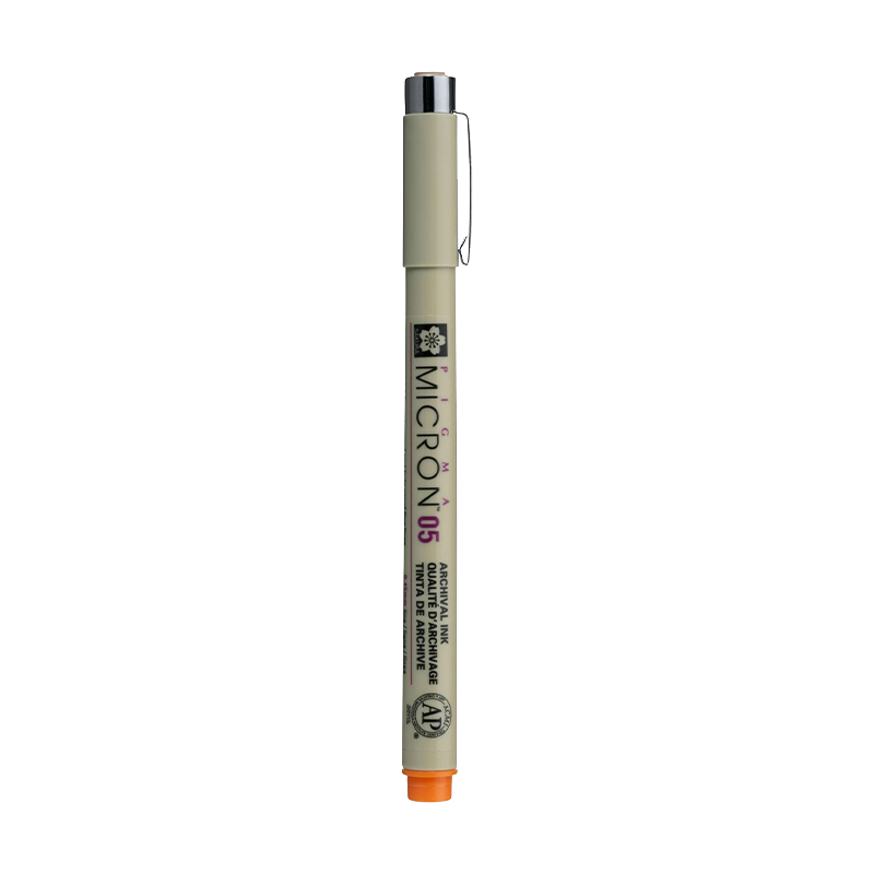 Tehnički flomaster SAKURA Pigma Micron® ORANGE – razne veličine