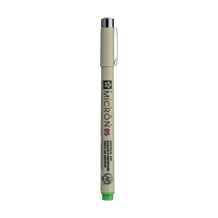 Tehnički flomaster SAKURA Pigma Micron® FRESH GREEN - razne veličine