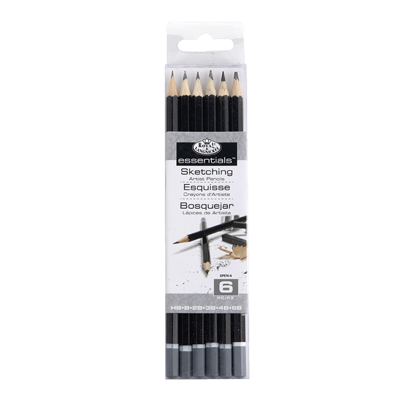 Royal Langnickel Essentials olovke za crtanje 6 kom