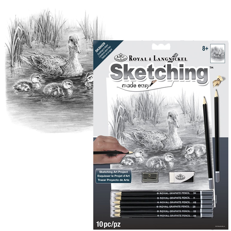 Royal & Langnickel set za skiciranje s motivom - Patke na jezeru