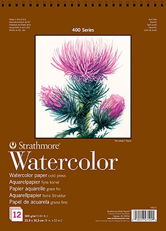 Strathmore Watercolor – 22,9 x 30,5 cm, 300 g, 12 kom.