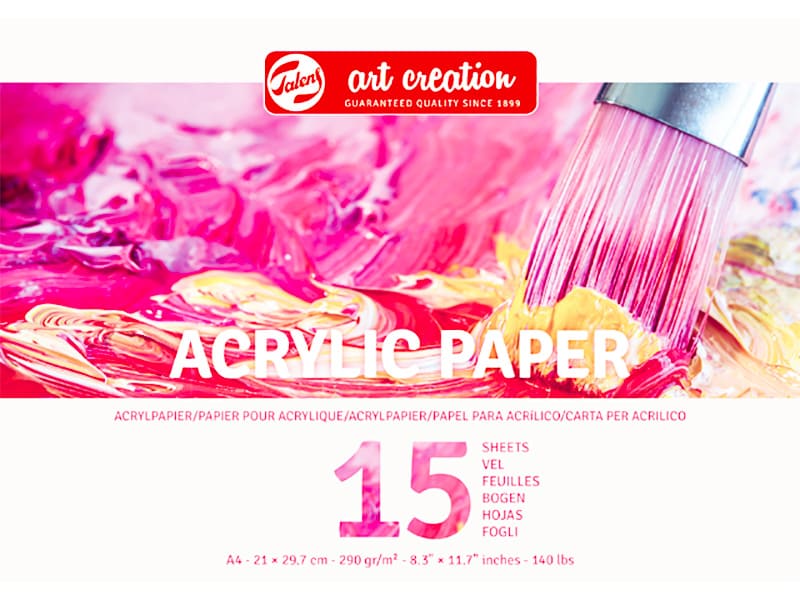 Talens Art Creation Acrylic Paper A4 – 15 listova- 290g/m2