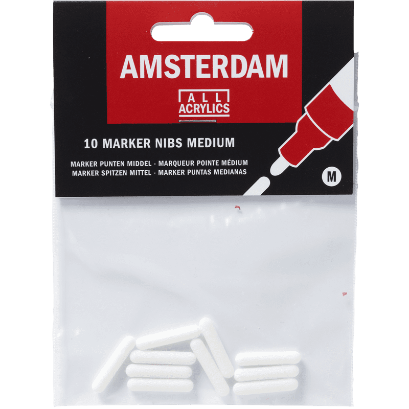 AMSTERDAM marker – rezervni vrh 4 mm od 10 kom.