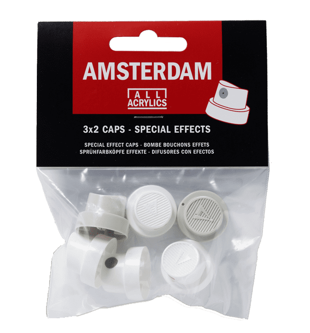 AMSTERDAM Spray Paint – rezervni raspršivači Special Effects 6kom