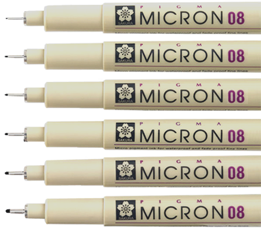 SAKURA Pigma Micron® tehnički flomaster - 0,5 mm