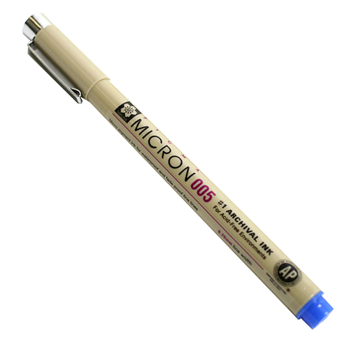 Tehnički flomaster SAKURA Pigma Micron® BLUE – razne veličine