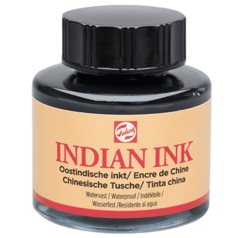 Talens Indijska tinta – crna – 30 ml 