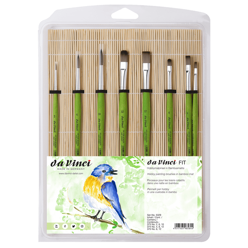 Set kistova da Vinci HOBBY-SET FIT – 8 kom