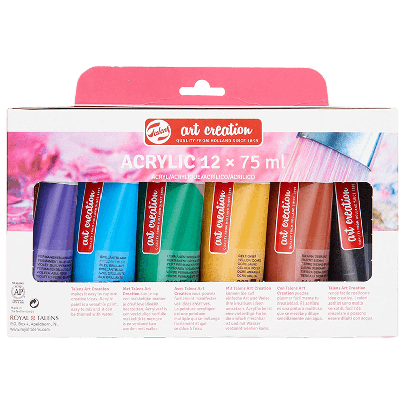 Akrilne boje set Talens ArtCreation - 12x75 ml