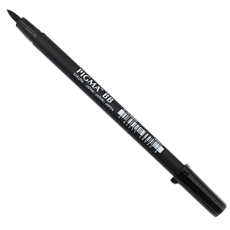 Sakura Pigma Brush Pen - Bold Black – Gruba Brush Pen