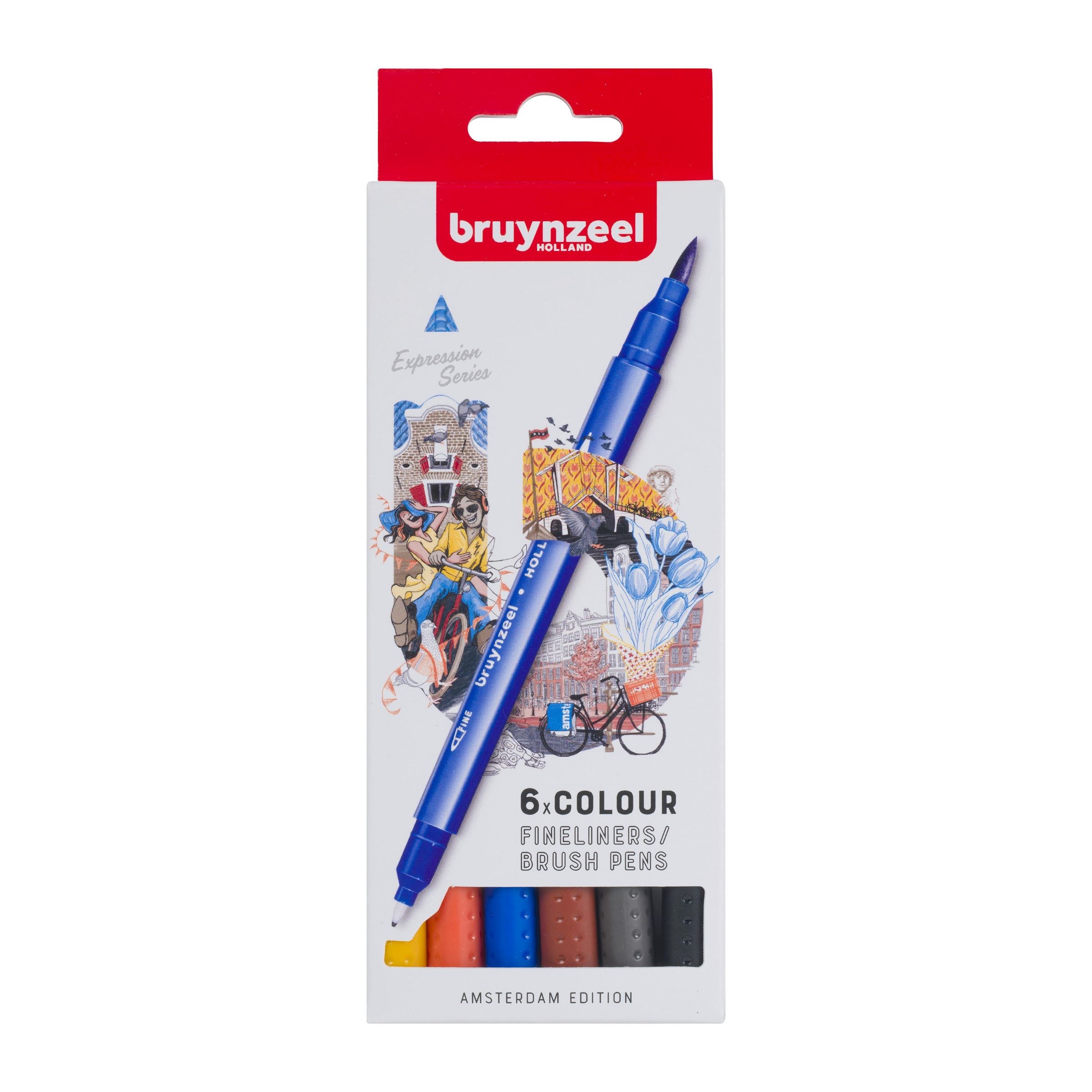 Bruynzeel Fineliner Amsterdam - set od 6 kom