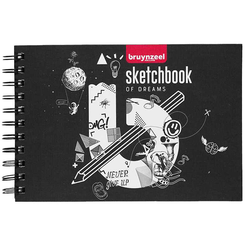 Bruynzeel Sketchbook 19,5 x 14,7 cm, 140g/m2, 80 papira