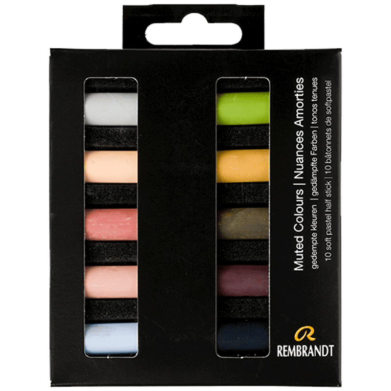 Suhe pastele REMBRANDT - Muted Colours - set od 10 napola pastela