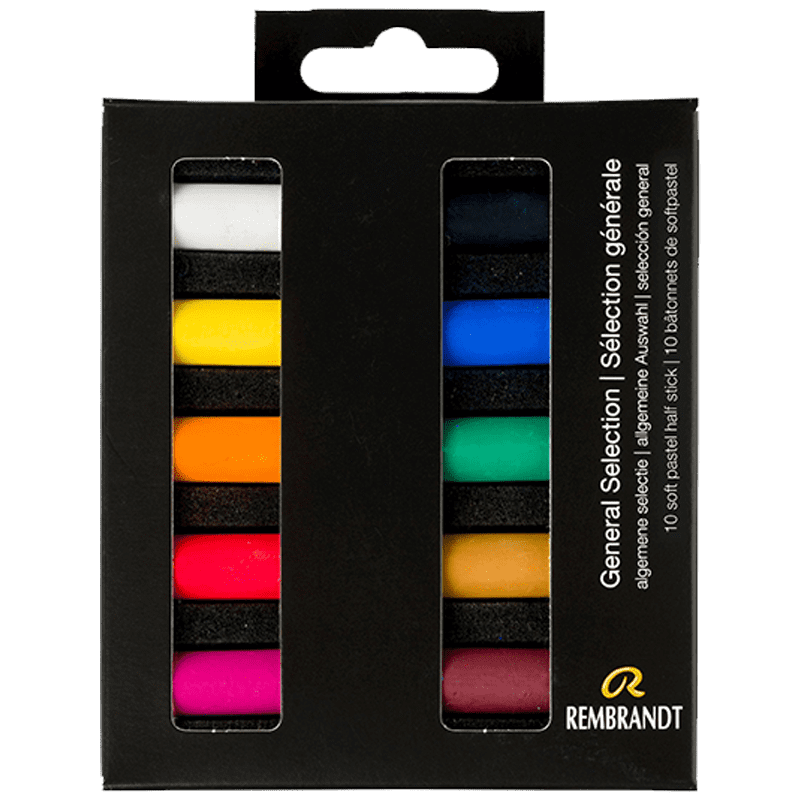 Suhe pastele REMBRANDT - General Selection - set od 10 napola pastela