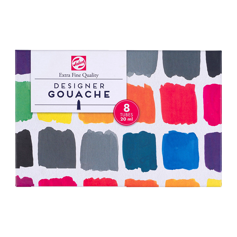 Talens Gouache Extra Fine set od 8x20 ml tuba