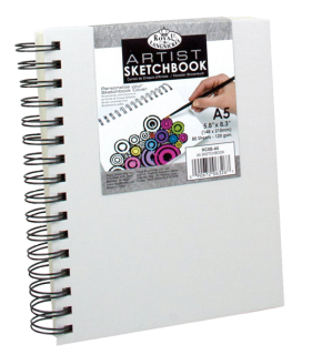 Royal & Langnickel Canvas Sketchbook – A5, 80 listova